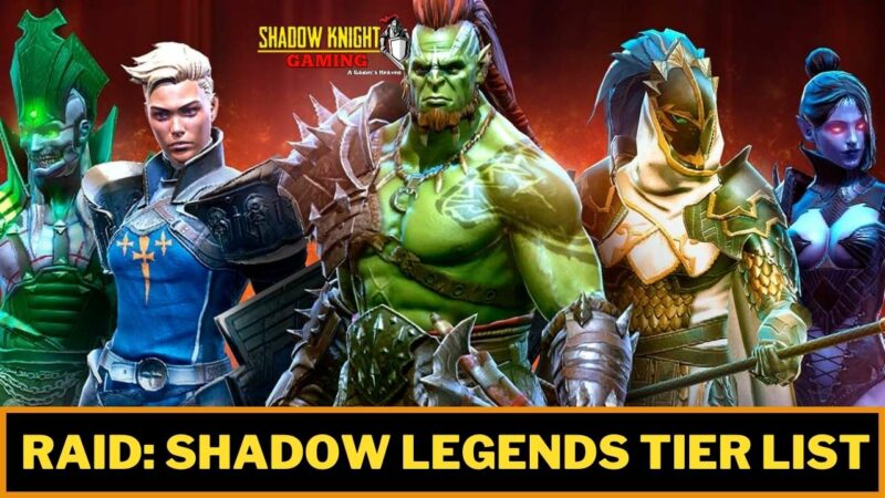 Raid Shadow Legends Tier List November 2023 Every Champions Ranked