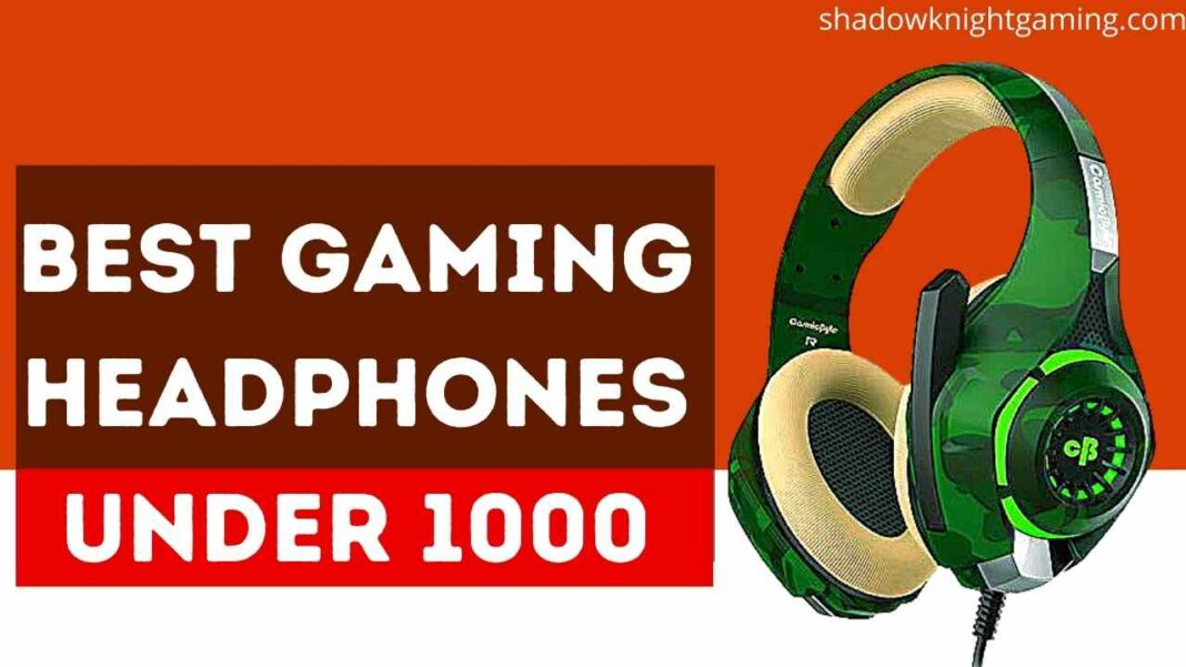 Top 5 Best Gaming Headphones under 1000 in India 2024