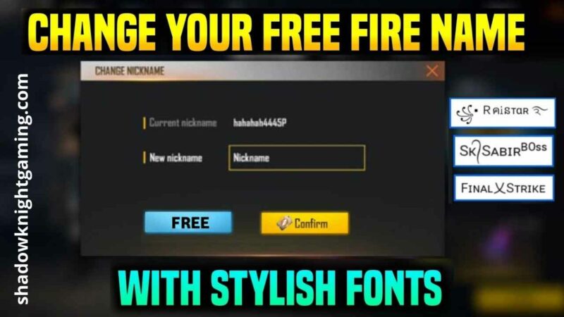 Free Fire Names How To Change Your Free Fire Id Nickname Into Something Stylish With 80 Examples