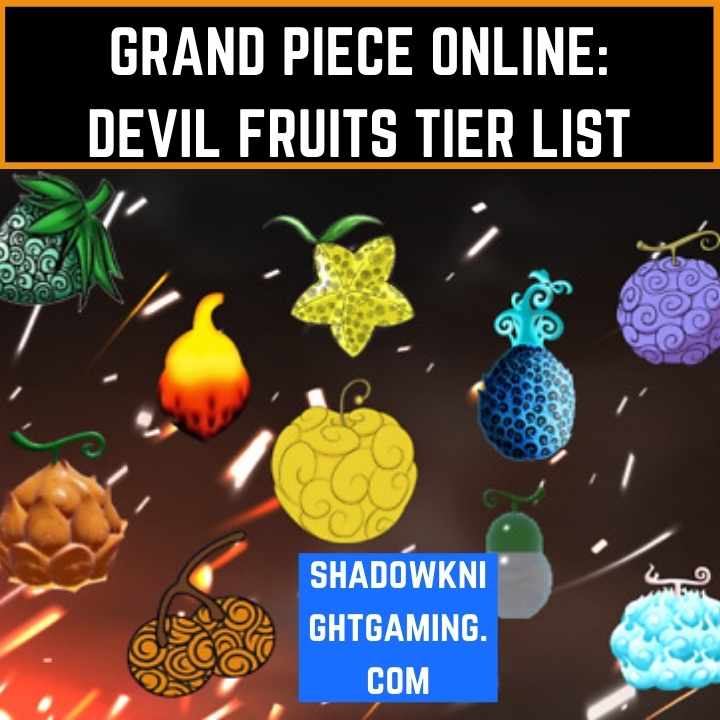 GPO Official Devil Fruit Tier List!