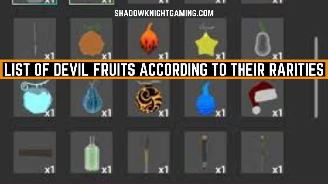 All Grand Piece Online Devil Fruits