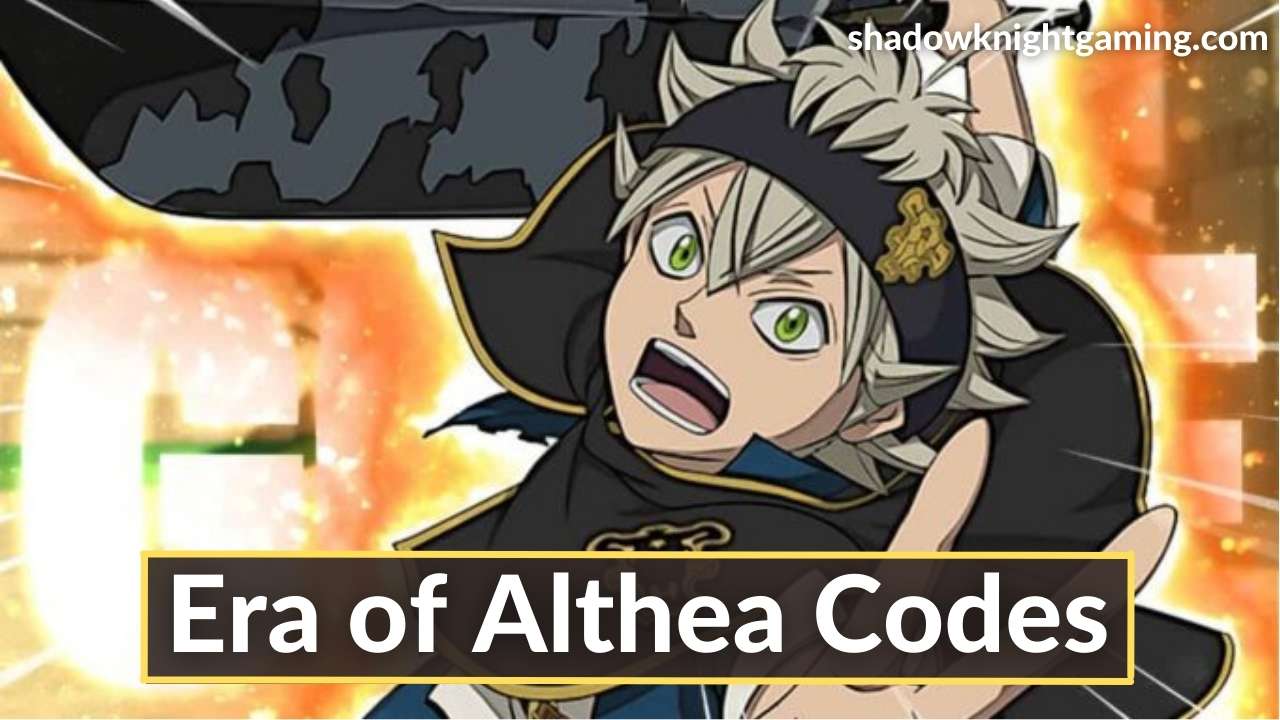 Roblox Era of Althea Codes (December 2023)