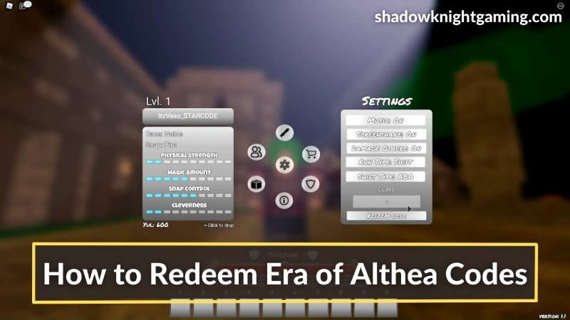 Codes, Era of Althea Wiki