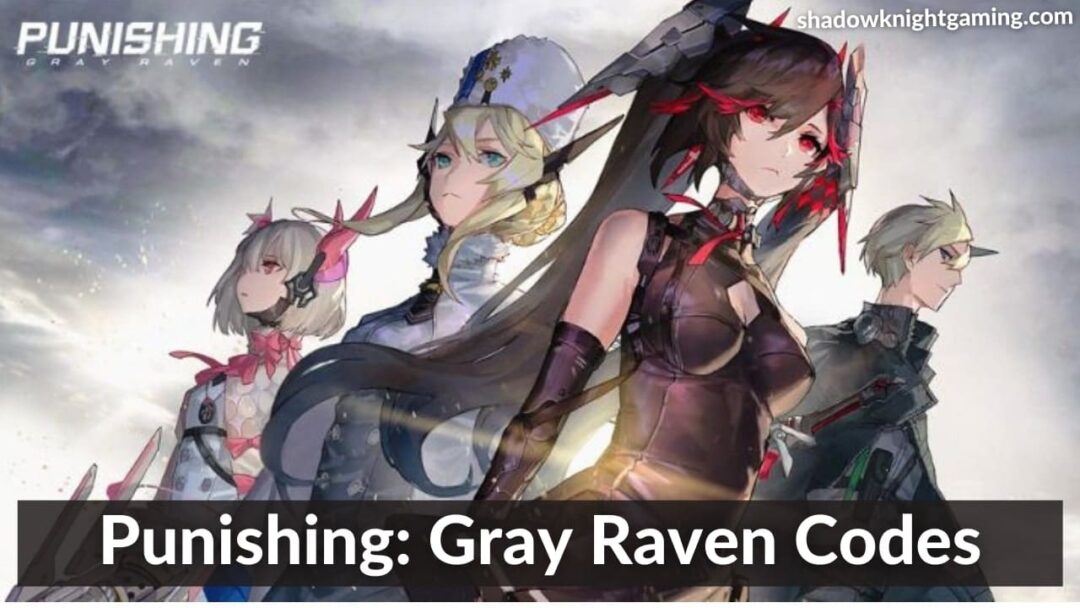 Punishing Gray Raven Codes Shadow Knight Gaming